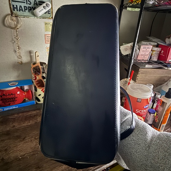 Kate Spade navy blue and White Striped Tote Bag - Picture 7 of 11